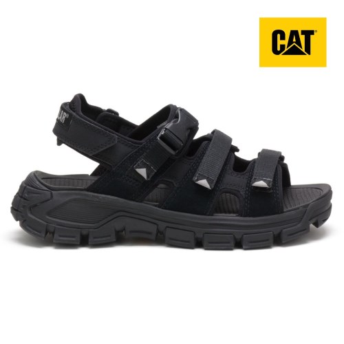 Caterpillar Progressor Buckle Sandalen Dames Zwart (ILVK.NL)